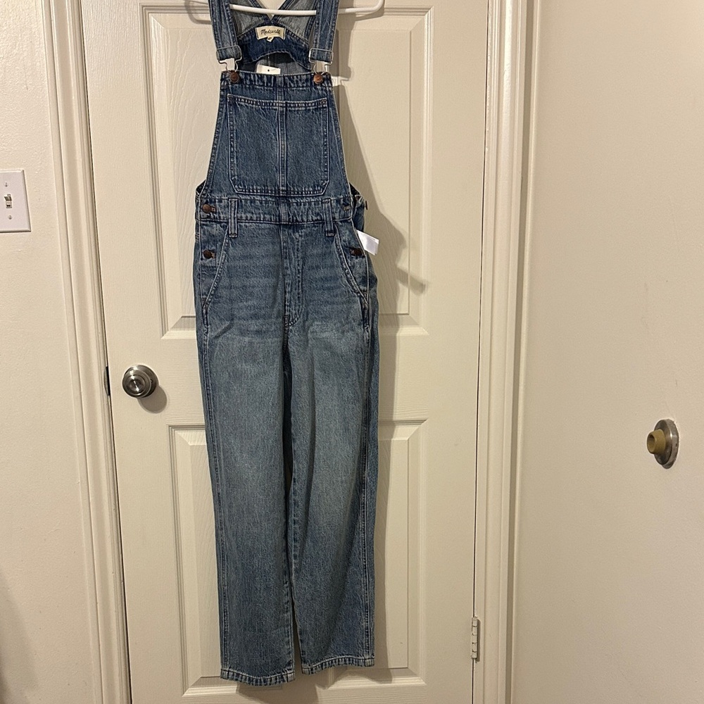 NWT Madewell Classic Blue Denim Overalls